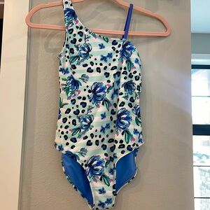 Girls Like New Size 10 One Piece Bathing Suit